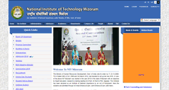 Desktop Screenshot of nitmz.ac.in
